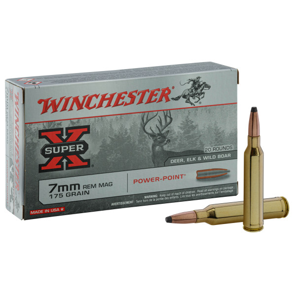 Winchester Power Point 7mm Remington Magnum — vue 2