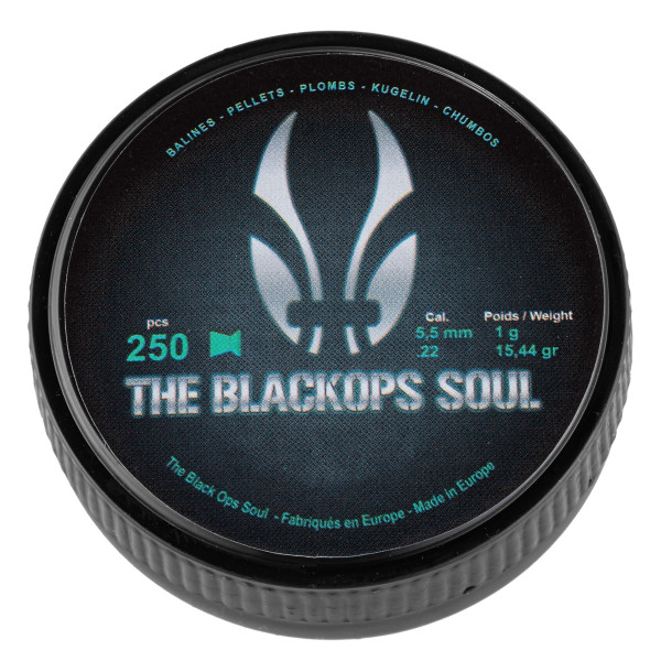 Plombs The Black Ops Soul à tête plate cal. 5,5 mm — vue 3