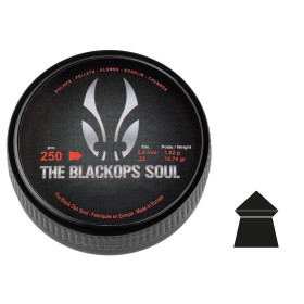 Plombs The Black Ops Soul à tête pointue cal. 5,5 mm