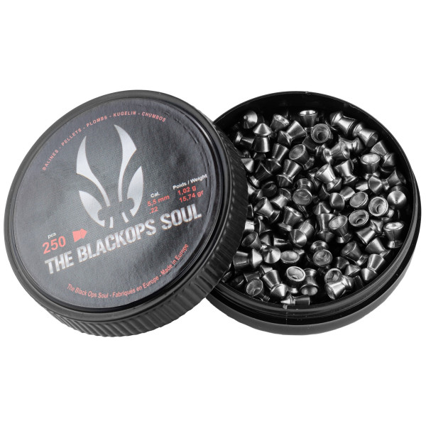 Plombs The Black Ops Soul à tête pointue cal. 5,5 mm — vue 3