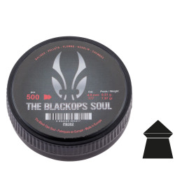 Plombs The Black Ops Soul à tête pointue cal. 4,5 mm