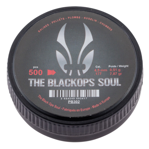 Plombs The Black Ops Soul à tête pointue cal. 4,5 mm — vue 3