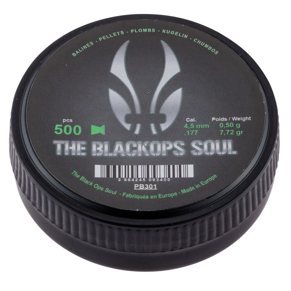 Plombs The Black Ops Soul à tête plate cal. 4,5 mm — vue 3