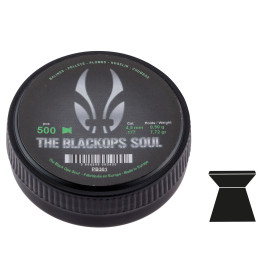 Plombs The Black Ops Soul à tête plate cal. 4,5 mm
