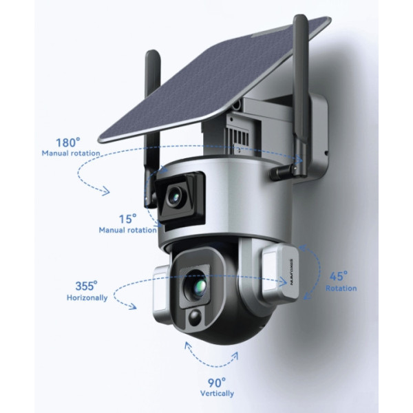 Caméra 360° 4K CAM1073 WiFi Num'Axes — vue 2